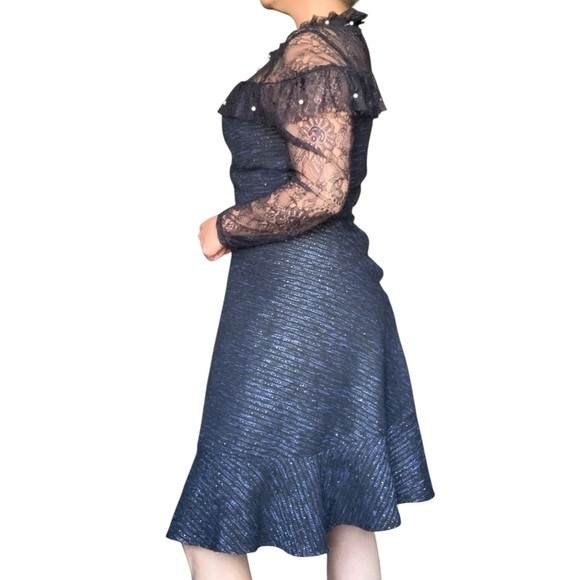 LIM Style Elegant Lace Overlay Dress - Medium - Picture 5 of 11
